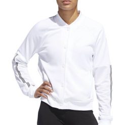 ADIDAS ID 3-STRIPES SNAP TRACK TOP > DU1932. Topy damskie Adidas, m, bez wzorów, z poliesteru, bez rękawów, długie, bez kaptura. W wyprzedaży za 189,99 zł.