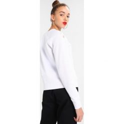 Bluzy rozpinane damskie: Obey Clothing LOTTIE CREW Bluza white
