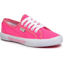 Tenisówki PEPE JEANS - Aberlady Fluor PLS30952 Neon Pink 335. Różowe półbuty damskie Pepe Jeans, na co dzień, bez wzorów, z jeansu, bez obcasa, na płaskiej podeszwie, bez zapięcia. W wyprzedaży za 169,00 zł.