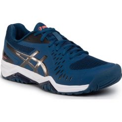 Buty ASICS - Gel-Challenger 12 1041A045 Mako Blue/Gunmetal 402. Niebieskie buty sportowe męskie Asics, z tworzywa sztucznego, bez zapięcia, tenisowe. Za 399,00 zł.