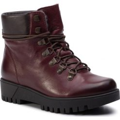 Trapery LASOCKI - SM-D752 Maroon. Czerwone trapery damskie Lasocki, ze skóry, klasyczne, bez obcasa, bez zapięcia. W wyprzedaży za 229,99 zł.