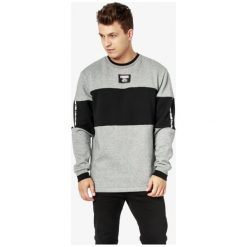 Puma Bluza Rebel Block Crew Fl , szary, rozmiar XL. Szare bluzy męskie Puma, xl, bez wzorów, z bawełny, sportowe, bez kołnierzyka, bez rękawów, bez kaptura. W wyprzedaży za 129,99 zł.