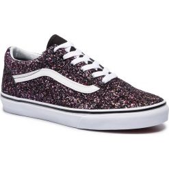 Tenisówki VANS - Old Skool VN0A38HBVIQ1 (Glitter Stars) Black/Tru. Fioletowe półbuty damskie skórzane Vans, z aplikacjami, bez zapięcia. Za 239,00 zł.