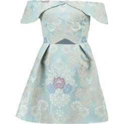Sukienki: Missguided BROCADE SKATER Sukienka koktajlowa blue