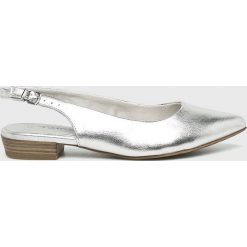 Tamaris - Baleriny. Żółte baleriny damskie marki Tamaris, z materiału. Za 139,90 zł.