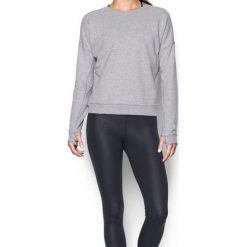 Bluzy sportowe damskie: Under Armour Bluza damska Modern Terry Crew szary r. S (1287135-025)