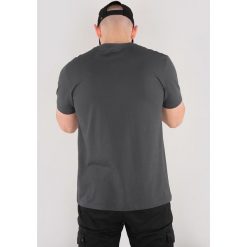 Koszulka Alpha Industries Basic 100501-412 - szary. Szare koszulki męskie Alpha Industries, s, bez wzorów, bez kołnierzyka, bez rękawów. Za 64,99 zł.