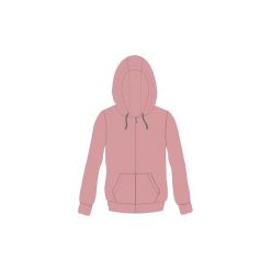 Bluza z kapturem Gym & Pilates 500 damska. Różowe bluzy damskie DOMYOS, xl, z bawełny. Za 74,99 zł.