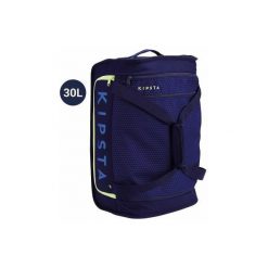 Torba do sportów zespołowych na kółkach CLASSIC 30 L. Niebieskie torby podróżne marki KIPSTA, z poliesteru, sportowe, małe. Za 89,99 zł.