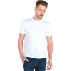 Armani Exchange Koszulka Biały. Białe podkoszulki męskie Armani Exchange, xxl, z nadrukiem, z bawełny, bez kołnierzyka, krótkie. Za 240,95 zł.