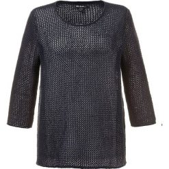 Swetry klasyczne damskie: Sweter w kolorze granatowym
