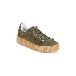 Buty Yurban HADIL. Zielone trampki i tenisówki damskie Yurban, bez wzorów, bez zapięcia. Za 173,40 zł.