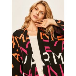 Armani Exchange - Kardigan. Czarne swetry damskie Armani Exchange, s, bez wzorów, z bawełny. Za 629,90 zł.