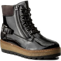 Botki TAMARIS - 1-25220-29 Black Patent 018. Czarne buty zimowe damskie Tamaris, z materiału. W wyprzedaży za 179,00 zł.