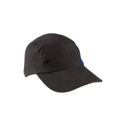 Czapka z daszkiem fitness damska czarna. Czarne czapki z daszkiem damskie DOMYOS, z materiału. Za 19,99 zł.