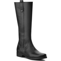 Oficerki LASOCKI - WI16-18040 Czarny. Czarne kozaki damskie Lasocki, ze skóry, przed kolano, na wysokim obcasie, na obcasie, bez zapięcia. Za 299,99 zł.