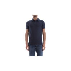 Koszulki polo z krótkim rękawem Wool co WO 2200. Niebieskie koszulki męskie Wool co, xl, bez wzorów, z krótkim rękawem. Za 186,10 zł.