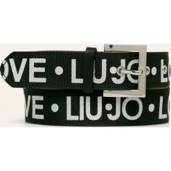 Liu Jo - Pasek. Czarne paski damskie Liu Jo, w paski, z poliesteru. Za 199,90 zł.