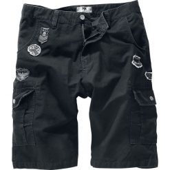 Black Premium by EMP Army Vintage Shorts Krótkie spodenki czarny. Czarne spodenki i szorty męskie marki Black Premium by EMP, s, z aplikacjami, eleganckie, krótkie. Za 129,90 zł.