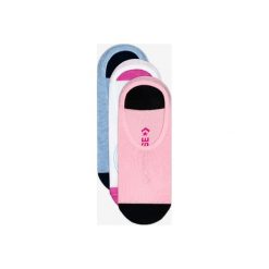 Converse 3-pack Skarpetki Wielokolorowy. Skarpetki damskie Converse, bez wzorów, z elastanu. Za 51,95 zł.