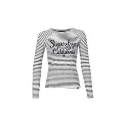 T-shirty z długim rękawem Superdry BLOSSOM RAGLAN APPLIQUE TOP. Białe topy damskie marki Superdry, s, bez wzorów, bez kołnierzyka. Za 139,30 zł.
