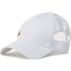 Czapka z daszkiem LACOSTE - RK2321 Blanc 001. Białe czapki męskie Lacoste, bez wzorów, z bawełny. Za 229,00 zł.