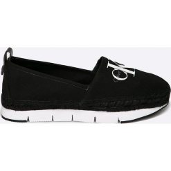 Calvin Klein Jeans - Tenisówki Genna. Czarne trampki i tenisówki damskie Calvin Klein Jeans, bez wzorów, z jeansu, bez zapięcia. W wyprzedaży za 249,90 zł.