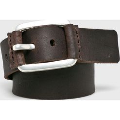 Mustang - Pasek skórzany. Czarne paski męskie Mustang, w paski, ze skóry. W wyprzedaży za 89,90 zł.