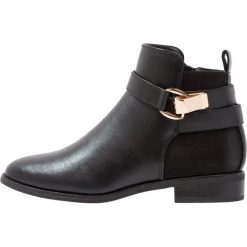 Botki damskie: ONLY SHOES ONLBOBBY BUCKLE BOOTIE Botki black
