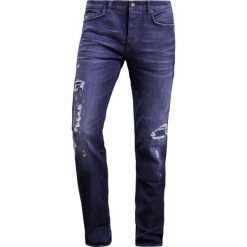 BOSS CASUAL Jeansy Straight Leg navy. Niebieskie jeansy damskie BOSS Casual. W wyprzedaży za 384,30 zł.