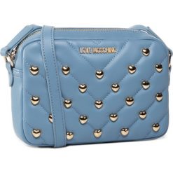 Torebka LOVE MOSCHINO - JC4236PP0AKE0700 Azzurro. Niebieskie listonoszki damskie Love Moschino, bez wzorów, ze skóry ekologicznej, bez dodatków. W wyprzedaży za 519,00 zł.