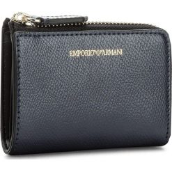 Portfele damskie: Mały Portfel Damski EMPORIO ARMANI – Y3H088 YH15A 88293 Blu Notte/Nero