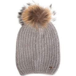 Czapka LIU JO - Cuffia Maglia A19259 M0300 Cement 62801. Szare czapki damskie Liu Jo, bez wzorów, z poliesteru. W wyprzedaży za 159,00 zł.