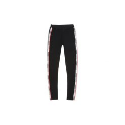 Legginsy damskie długie z lampasami. Czarne legginsy TXM. Za 14,99 zł.