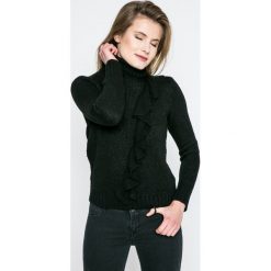 Only - Sweter Natali. Czarne golfy damskie ONLY, l, z dzianiny, z krótkim rękawem. W wyprzedaży za 69,90 zł.