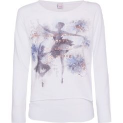Bluza DEHA DANCE Biały|Print. Białe bluzy sportowe damskie marki Deha, z dzianiny. Za 126,00 zł.