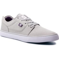 Tenisówki DC - Tonik Tx 303111 Grey/Purple (Gp3). Szare trampki męskie DC, bez wzorów, z gumy, sportowe, bez zapięcia. Za 279,00 zł.