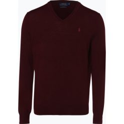 Polo Ralph Lauren - Męski sweter z wełny merino – Slim Fit, czerwony. Czerwone swetry klasyczne męskie Polo Ralph Lauren, l, z dzianiny, polo. Za 659,95 zł.