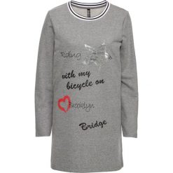 Shirt bonprix żółty szafranowy. Żółte koszulki damskie bonprix, bez wzorów, bez kołnierzyka. Za 74,99 zł.