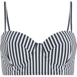 Bikini: Biustonosz bikini na fiszbinach bonprix czarno-biały w paski