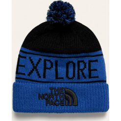 The North Face - Czapka. Niebieskie czapki męskie The North Face, na zimę, bez wzorów, z dzianiny. Za 119,90 zł.