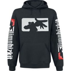 Bluzy męskie: Limp Bizkit Logo Bluza z kapturem czarny