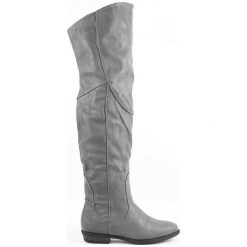 Buty zimowe damskie: Wysokie Kozaki Muszkieterki za Kolana Jesień