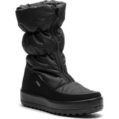 Śniegowce MANITU - 991225 Schwarz 1. Czarne kozaki damskie Manitu, na zimę, ze skóry ekologicznej, bez obcasa, bez zapięcia. W wyprzedaży za 279,00 zł.