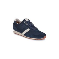 Buty BOSS Casual ORLANDO LOW PROFILE. Niebieskie trampki męskie marki BOSS Casual, bez wzorów, casualowe, bez zapięcia. Za 527,20 zł.