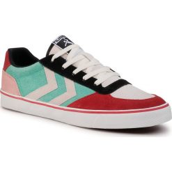 Tenisówki HUMMEL - Stadil 3.0 Suede Multi 206876-6194 Ice Green. Zielone półbuty męskie Hummel, na co dzień, bez wzorów, ze skóry, eleganckie, bez zapięcia. W wyprzedaży za 269,00 zł.