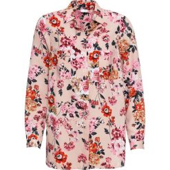 Tunika bonprix jasnoróżowy w kwiaty. Różowe tuniki damskie marki bonprix, w kwiaty. Za 74,99 zł.