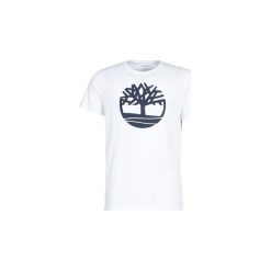 T-shirty z krótkim rękawem Timberland SS CARRY. Białe t-shirty męskie Timberland, m, bez wzorów, bez kołnierzyka, krótkie. Za 103,20 zł.