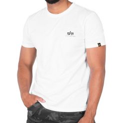 ALPHA INDUSTRIES BASIC T SMALL LOGO > 18850509. Koszulki męskie Alpha Industries, xxl, bez wzorów, z bawełny, street, z okrągłym kołnierzem, bez rękawów. W wyprzedaży za 59,99 zł.