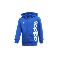 Bluzy dresowe Dziecko adidas Bluza z kapturem Little Kids Full Zip Hoodie. Niebieskie bluzy chłopięce marki Adidas, z dresówki. Za 139,00 zł.